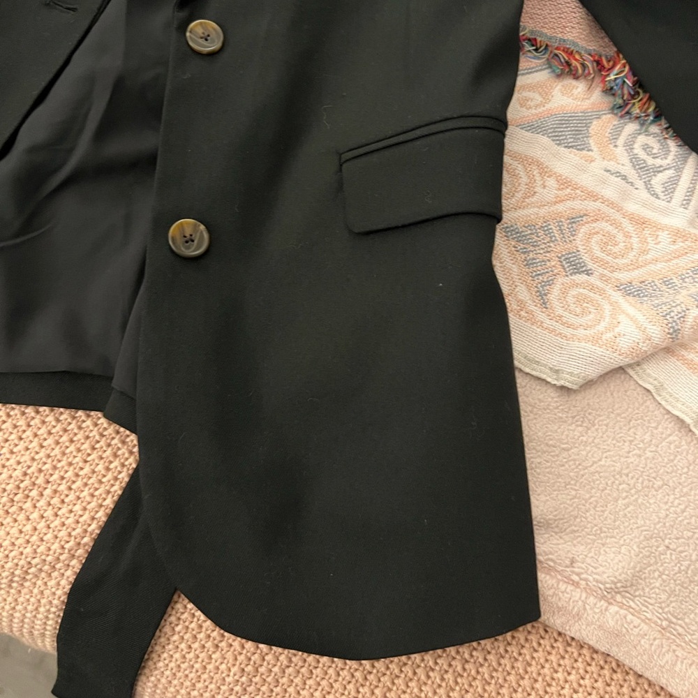 Future collective Kahlana Barfield Target black and leather blazer nwt medium - Picture 3 of 6